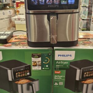 Philips HD9788 8000 Series XXXL Smart Airfryer – Digital Touchscreen Multi-Cooker with 7 Personalized Presets, Wi-Fi App Control, and Dishwasher-Safe Parts for Family-Sized Meals