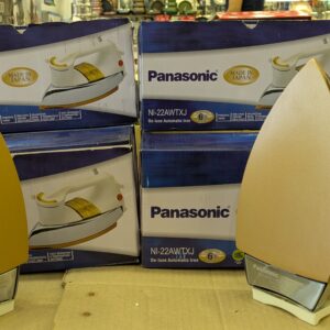 Panasonic NI-22AWTXJ Deluxe Automatic Heavyweight Dry Iron – 6lb, 1000W, Non-Stick Soleplate (Made in Japan)