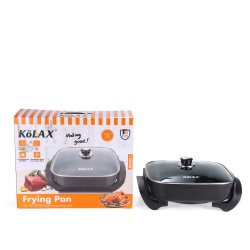 Electric Frying Pan Non-Stick Skillet with Lid & Temperature Control | Multi-Function Electric Griddle for Frying, Grilling & Sautéing | Portable Indoor Cooking Pan